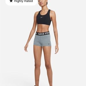 Nike Pro Women’s 3” Tights / Shorts - Size Large Gray
